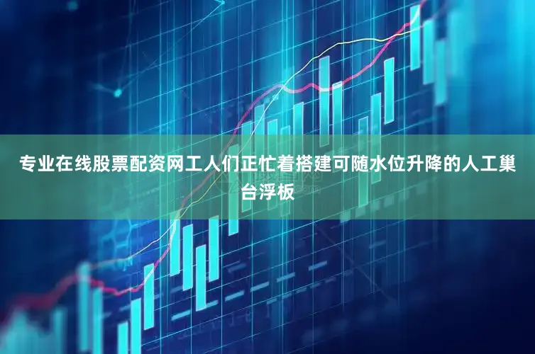 专业在线股票配资网工人们正忙着搭建可随水位升降的人工巢台浮板